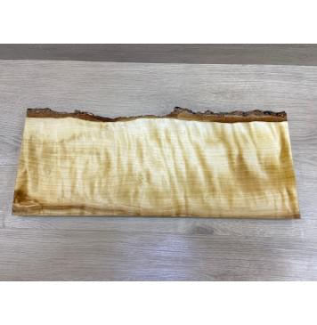 Берёза Пламенная заготовка на топ Радиал АА Волна ААА 34х160-170х530 мм (1шт под распил)-7