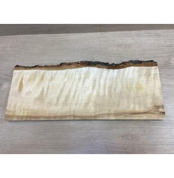 Берёза Пламенная заготовка на топ Радиал АА Волна ААА 32х200х570 мм (1шт под распил)-0