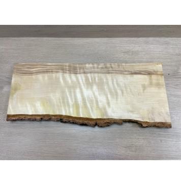 Берёза Пламенная заготовка на топ Радиал АА Волна ААА 32х200х570 мм (1шт под распил)-1