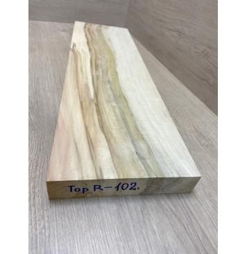 Клён Американский Облачко заготовка на топ Смешанный ААА Волна ААА 34х170х575 мм (1шт под распил)-6