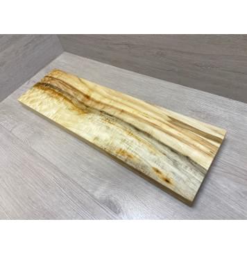 Клён Американский Облачко заготовка на топ Смешанный ААА Волна ААА 34х170х575 мм (1шт под распил)-9