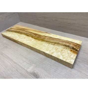 Клён Американский Облачко заготовка на топ Смешанный ААА Волна ААА 34х170х575 мм (1шт под распил)-10