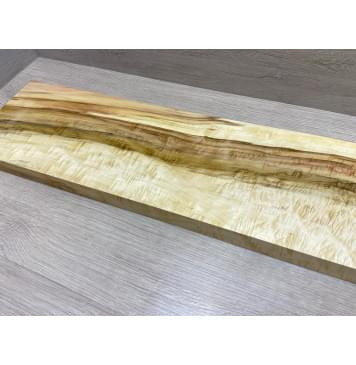 Клён Американский Облачко заготовка на топ Смешанный ААА Волна ААА 34х170х575 мм (1шт под распил)-7