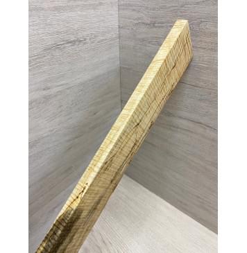 Клён Американский Волнистый заготовка накладки для электрогитары Смешанный ААА Волна ААА 16х73-58х475 мм-6