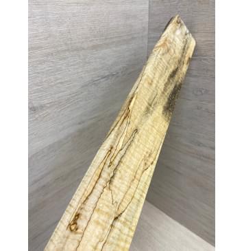 Клён Американский Волнистый заготовка накладки для электрогитары Смешанный ААА Волна ААА 16х73-58х475 мм-1