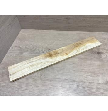 Клён Американский Волнистый заготовка накладки для электрогитары Смешанный ААА Волна А 13.5х82х535 мм-9