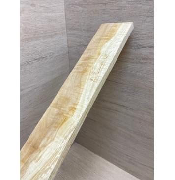 Клён Американский Волнистый заготовка накладки для электрогитары Смешанный ААА Волна А 13.5х82х535 мм-0