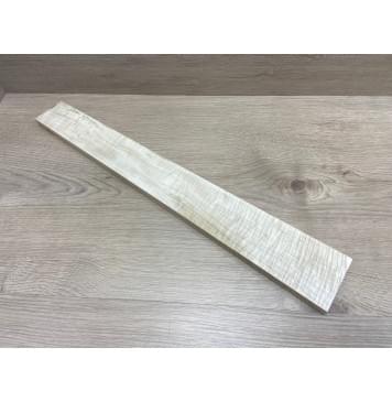 Клён Американский Волнистый заготовка накладки для электрогитары Радиал А Волна ААА 13х72-57х535 мм-10