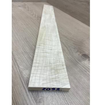 Клён Американский Волнистый заготовка накладки для электрогитары Радиал А Волна ААА 13х72-57х535 мм-9