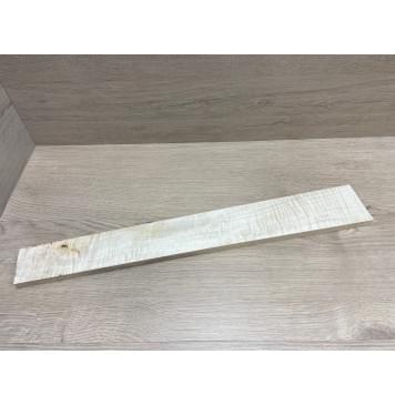 Клён Американский Волнистый заготовка накладки для электрогитары Радиал А Волна ААА 13х72-57х535 мм-8