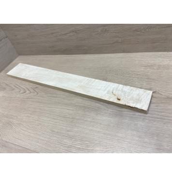 Клён Американский Волнистый заготовка накладки для электрогитары Радиал А Волна ААА 13х72-57х535 мм-6