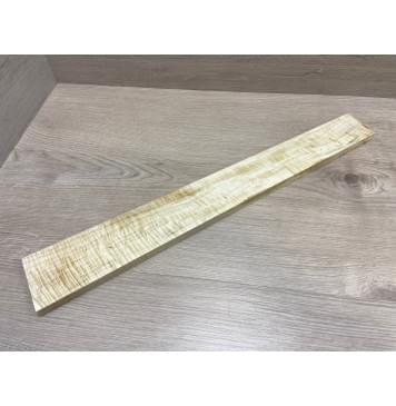Клён Американский Волнистый заготовка накладки для электрогитары Радиал А Волна ААА 13х72-57х535 мм-5