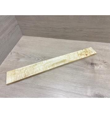 Клён Американский Волнистый заготовка накладки для электрогитары Радиал А Волна ААА 13х72-57х535 мм-7