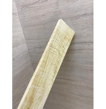 Клён Американский Волнистый заготовка накладки для электрогитары Радиал А Волна ААА 13х72-57х535 мм-3