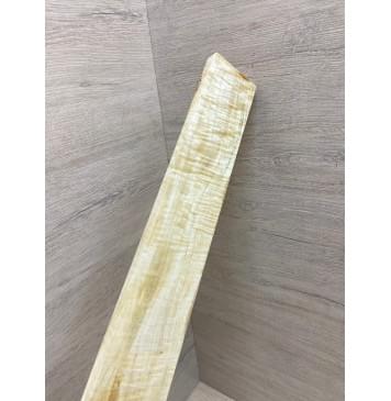 Клён Американский Волнистый заготовка накладки для электрогитары Радиал А Волна ААА 13х72-57х535 мм-2