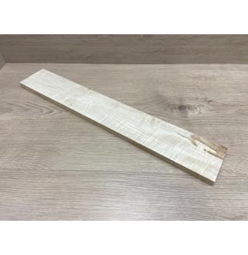 Клён Американский Волнистый заготовка накладки для электрогитары Радиал А Волна ААА 14х80х530 мм-6