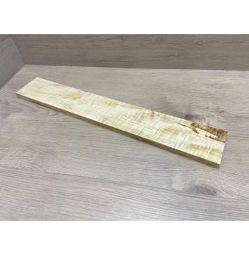 Клён Американский Волнистый заготовка накладки для электрогитары Радиал А Волна ААА 14х80х530 мм-5