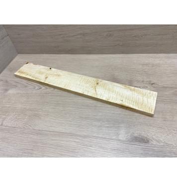 Клён Американский Волнистый заготовка накладки для электрогитары Радиал А Волна ААА 14х80х530 мм-8