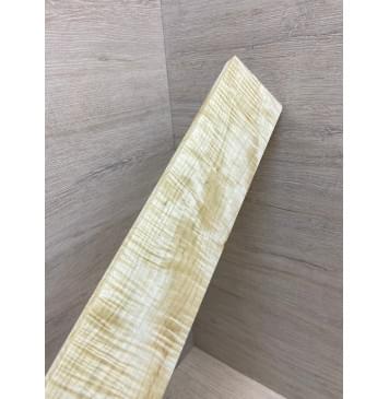 Клён Американский Волнистый заготовка накладки для электрогитары Радиал А Волна ААА 14х80х530 мм-10