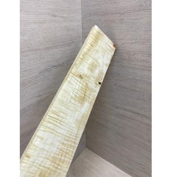 Клён Американский Волнистый заготовка накладки для электрогитары Радиал А Волна ААА 14х80х530 мм-12