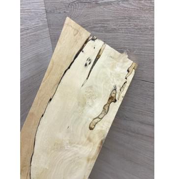Клён Американский Spalted заготовка накладки на головку грифа Смешанный ААА 5х104х220 мм-3