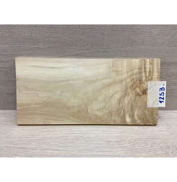 Клён Американский Волнистый заготовка накладки на головку грифа Смешанный АА Волна АА 6х118х250 мм-2