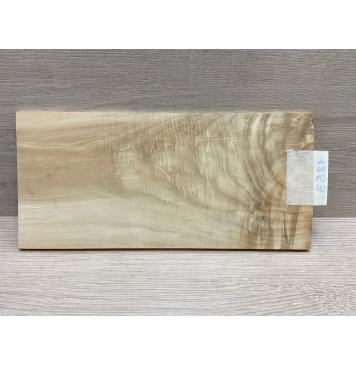 Клён Американский Волнистый заготовка накладки на головку грифа Смешанный АА Волна АА 6х118х250 мм-6