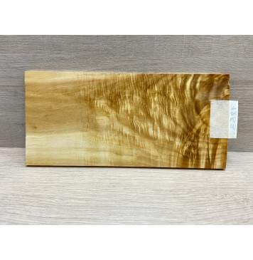 Клён Американский Волнистый заготовка накладки на головку грифа Смешанный АА Волна АА 6х118х250 мм-4