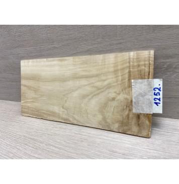 Клён Американский Волнистый заготовка накладки на головку грифа Смешанный АА Волна АА 3х118х250 мм-6