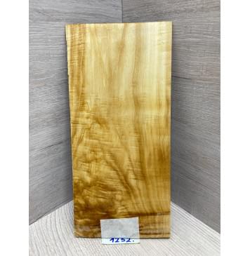 Клён Американский Волнистый заготовка накладки на головку грифа Смешанный АА Волна АА 3х118х250 мм-5