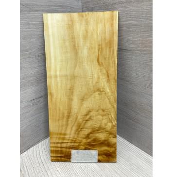 Клён Американский Волнистый заготовка накладки на головку грифа Смешанный АА Волна АА 3х118х250 мм-1