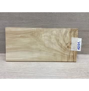 Клён Американский Волнистый заготовка накладки на головку грифа Смешанный АА Волна АА 4х118х250 мм-2