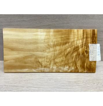 Клён Американский Волнистый заготовка накладки на головку грифа Смешанный АА Волна АА 4х118х250 мм-4