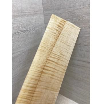 Клён Белый Явор, Волнистый заготовка накладки на головку грифа Радиал АА Волна ААА 5х118х345 мм-0