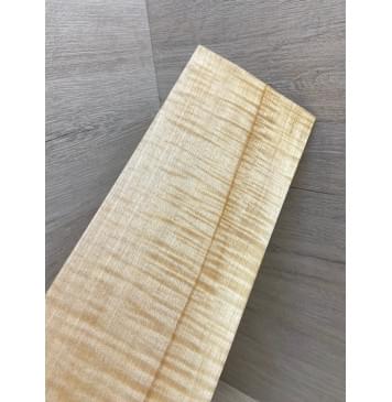 Клён Белый Явор, Волнистый заготовка накладки на головку грифа Радиал АА Волна ААА 5х118х345 мм-5