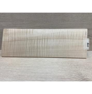 Клён Белый Явор, Волнистый заготовка накладки на головку грифа Радиал АА Волна ААА 5х118х345 мм-7