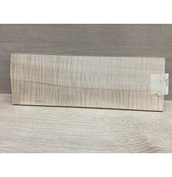 Клён Белый Явор, Волнистый заготовка накладки на головку грифа Радиал АА Волна ААА 5х118х345 мм-1