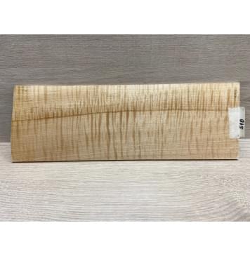 Клён Белый Явор, Волнистый заготовка накладки на головку грифа Радиал АА Волна ААА 5х118х345 мм-2