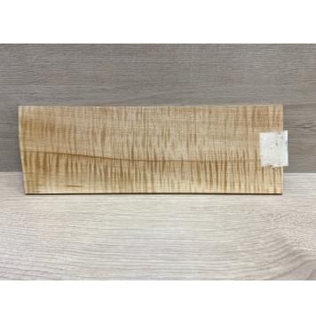 Клён Белый Явор, Волнистый заготовка накладки на головку грифа Радиал АА Волна ААА 5х118х345 мм-3