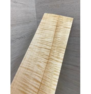 Клён Белый Явор, Волнистый заготовка накладки на головку грифа Радиал АА Волна ААА 5х118х345 мм-6