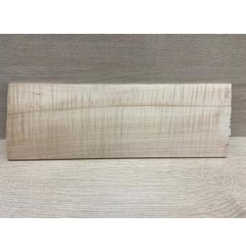 Клён Белый Явор, Волнистый заготовка накладки на головку грифа Радиал АА Волна ААА 5х118х345 мм-7