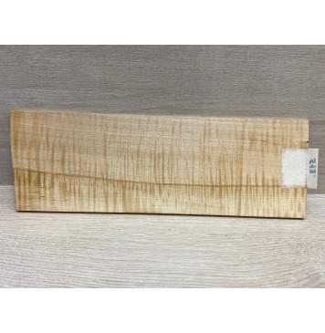 Клён Белый Явор, Волнистый заготовка накладки на головку грифа Радиал АА Волна ААА 5х118х345 мм-2