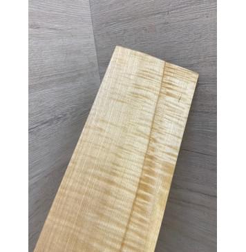 Клён Белый Явор, Волнистый заготовка накладки на головку грифа Радиал АА Волна ААА 5х118х345 мм-4