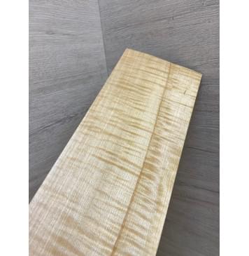 Клён Белый Явор, Волнистый заготовка накладки на головку грифа Радиал АА Волна ААА 5х118х345 мм-5