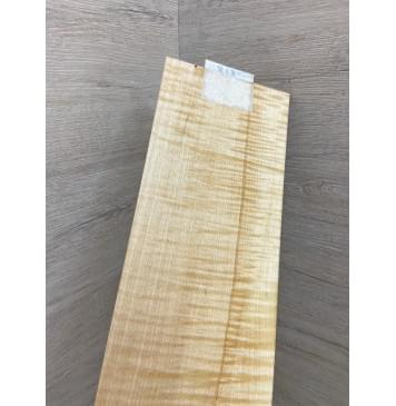 Клён Белый Явор, Волнистый заготовка накладки на головку грифа Радиал АА Волна ААА 5х118х345 мм-6