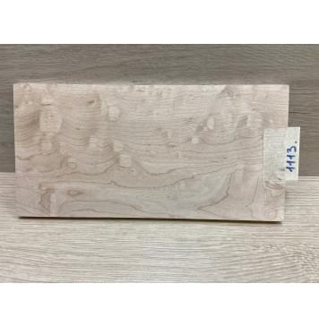 Клён Облачко заготовка накладки на головку грифа Смешанный ААА Волна АА 8х116х230 мм-0