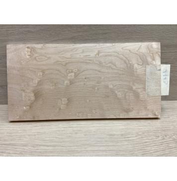 Клён Облачко заготовка накладки на головку грифа Смешанный ААА Волна АА 8х116х230 мм-1