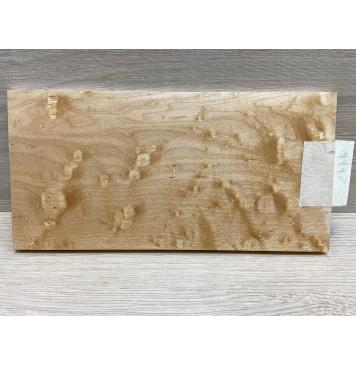 Клён Облачко заготовка накладки на головку грифа Смешанный ААА Волна АА 8х116х230 мм-2