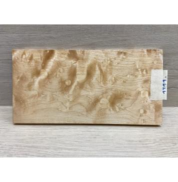 Клён Облачко заготовка накладки на головку грифа Тангент ААА Волна АА 8х116х230 мм-2