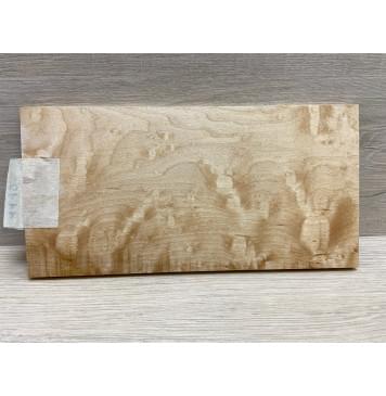 Клён Облачко заготовка накладки на головку грифа Смешанный ААА Волна АА 9х116х230 мм-1